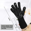 Comsmart BBQ Gloves, 1472 Degree F Heat Resistant Grilling Gloves Silicone Non-Slip Oven Gloves Long Kitchen Gloves for Barbecue, Cooking, Baking, Cutting by GreenHaven Gardens