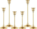 Candlestick Holders,Taper Candle Holder for Candlesticks Gold Brass Vintage Candle Stick Candle Holders Candelabra Candle Holder for Fireplace Party Dining Home by CozyNest Decor