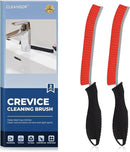 Crevice Cleaning Brushes, Cleaner Scrub Brush Tool for Hard to Reach Tight Space, Home Essentials, Cleaning Supplies for Shower, Bathroom, Kitchen, Toilet, Window by CozyNest Decor