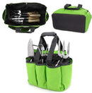 WORKPRO Garden Tool Bag, 8 Pockets Gardening Bag, Heavy Duty Oxford Garden Tote Caddy (Tools NOT Included), 12" x 12" x 6" by GreenHaven Gardens