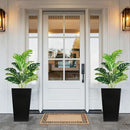 Melorca&Guilla Artificial Plants 2PCS 30“Large Fake Monstera Plants,Faux Tropical Palm Plant,Tall Artificial Tree Greenery Shrubs Bushes for Garden Porch Window Box Shop Office Home Décor by CozyNest Decor