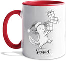 Personalized Axolotl Accent Mug Gift For Birthday Christmas, Axolotls White Coffee Cup 11 15 Oz, Custom Name Axolotl Animal Lover Coffee Mug Gift For Women Men Sister Brother, Cute Animal Travel Cup by TinyTreasures Baby Boutique
