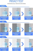 Frosted Glass Window Privacy Film Decorative, Bathroom Privacy Film for Glass Windows Cover, Static Cling, Removable, Reusable, Anti-UV, Anti-Glare, Heat Blocking,（Pure,17.5X196.9Inch） by CozyNest Decor