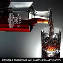 Custom Whiskey Decanter Presentation Set by CozyNest Decor
