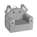 ALIMORDEN Animal Series Kid's Chair, Ultra-Soft Comfy Foam Filled Toddler Sofa Chair, Cute Animal-Shaped Design Toddler Couch, Lightweight Birthday for Baby Boys & Girls (Elephant) by CozyNest Decor
