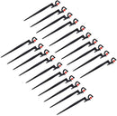 Irrigation Sprinkler, 20pcs Plastic Watering Nozzle G‑Type 360 Degree Rotation Sprinkler Accessory for Garden Agriculture Courtyards Lawn 9.1x1.2x0.4in by GreenHaven Gardens