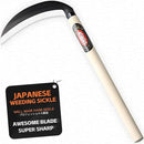 Japanese Weeding Sickle Garden Tool,Manual Hand Weeder Sickle Tool for Garden and Farm,Weeding Tool for Gardening,Grass Sickle Blade Cutter Gardening Quick Work by GreenHaven Gardens