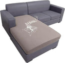 hyha Waterproof Couch Cushion Covers, Sectional Sofa Slipcovers Washable, L Shape Chaise Dog Couch Covers for Sectional Sofa, Universal Furniture Protector (1 Piece for Chaise XL, Taupe) by CozyNest Decor