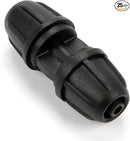 1/4 Inch Drip Irrigation Anti-leak Coupling Fittings, 25 Pieces 1/4'' Drip Line Barbed Locked Coupler Connectors for 1/4 Inch Irrigation Tubing for Garden Drip Systems by GreenHaven Gardens
