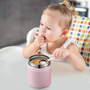 17oz Soup Thermo for Hot Food Kids Insulated Vacuum Food Jar with Stainless Steel Spoon Wide Mouth Thermo Leakproof Lunch Food Container Kids Hot Lunch Box (Pink) by TinyTreasures Baby Boutique