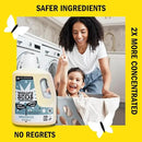 Molly's Suds Liquid Laundry Detergent | Clean Laundry Detergent Soap for Sensitive Skin | 2x Concentrated, High Efficiency (HE) (Unscented - 200 Loads) by CozyNest Decor
