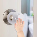 2 Pack Door Knob Safety Cover for Kids, Door Knob Cover, Screw Thread Design, Doors Knobs Child Proof Locks, Reusable and Reliable, for Toddler Baby Safety Doors Handle Covers (White) by TinyTreasures Baby Boutique