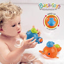 Dwi Dowellin Bath Toys Fishing Games Swimming Whales Bath Time Bathtub Toy for Toddlers Baby Kids Infant Fish Set Age 18months and up by TinyTreasures Baby Boutique