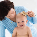 BoAn Wooden Baby Hair Brush,Natural Soft Goat Bristles,Cradle Cap Brush for Newborns & Toddlers,Perfect Scalp Grooming Product for Infant by TinyTreasures Baby Boutique