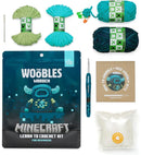 The Woobles Minecraft Crochet Kit – Beginner Crochet Kit for Adults & Kids, Easy Knitting Kit with Woobles Yarn, DIY Crafts, Crochet Animals, Minecraft Toys, Gift for Gamers & Crafters (Warden) by TinyTreasures Baby Boutique