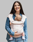 GROWNSY Baby Carrier Newborn to Toddler, Cozy Baby Wraps Carrier, Ergonomic Baby Carrier with Head Support, Tweed Pink by TinyTreasures Baby Boutique