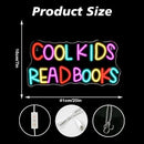 Cool Kids Read Books Neon Sign Reading Corner for Kids Neon Signs for Wall Decor LED Light Library Classroom Book Club Christmas Gift for Kids & Teens(5V2A) by GreenHaven Gardens