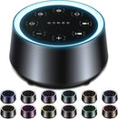 EasyHome Sleep Sound Machine White Noise Machines with 30 Soothing Sounds 12 Adjustable Night Light 10 Adjustment Brightness 32 Levels of Volume 5 Timers and Memory Function Home Travel Office by TinyTreasures Baby Boutique