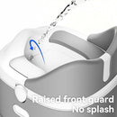 3 in 1 Toddler Potty Training Toilet Seat with Steps Ladder, Foldable Potty Train Chair Adapter for Toddlers Kids Boys Girls, Gray by TinyTreasures Baby Boutique