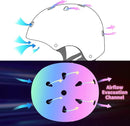 Adjustable Color Gradient Skateboard Helmet for 3-5-8-14+Ages【Toddler Kids Youth Adult】 Girls Boys Woman.Bike Helmet for Multi-Sports Cycling Bicycle Scooter Inline Roller Skate Rollerblading by TinyTreasures Baby Boutique
