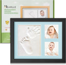 Baby Footprint and Handprint Clay Kit,Baby Hand and Footprint Kit,Clay Handprint Keepsake Frame,Newborn Keepsake Frame,Newborn Essentials Must Haves(black) by TinyTreasures Baby Boutique