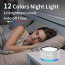 Brown Noise Machine Alarm Clock Sound White Noise Machine Night Light with 30 Sleeping Sounds for Baby Kids Adults 2 Alarms Backup Battery 32 Level Volume 15 Wake up Sounds for Mild Heavy Sleeper by TinyTreasures Baby Boutique