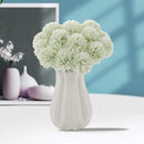 Kimura's Cabin 20Pcs Fake Chrysanthemums Artificial Silk Ball Flowers Faux mums Flower for Spring Wedding Festival Home Table Core DIY Decoration (Light Green) by CozyNest Decor