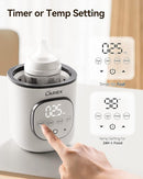 LAREX Bottle Warmer, Fast Baby Bottle Warmer for Breastmilk and Formula, with Timer and Accurate Temp Control, 8 in 1 Baby Milk Warmer BPA Free with Digital Display, Bottle Warmers for All Bottles by TinyTreasures Baby Boutique