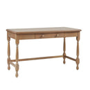 Tabitha - Desk With Drawer And Turned Legs - Natural by Unique Piece Furniture