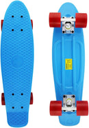 Skateboards Complete 22 Inch Mini Cruiser Retro Skateboard for Kids Boys Youths Beginners by TinyTreasures Baby Boutique