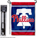 WinCraft Philadelphia Phillies Liberty Bell Garden Flag and Flagpole Stand Holder by GreenHaven Gardens
