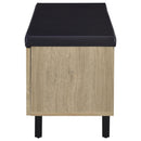 Clackamas - 2 Door Storage Bench With Padded Seat
