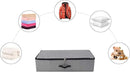 2PCS Foldable Under Bed Storage Container with Plastic Support Liner, Handles, Zipper lid, Sweater Pillow Blankets ClothesStorage Organizer for Bedroom and Closet, 29×15×7inch, Dark Grey by CozyNest Decor
