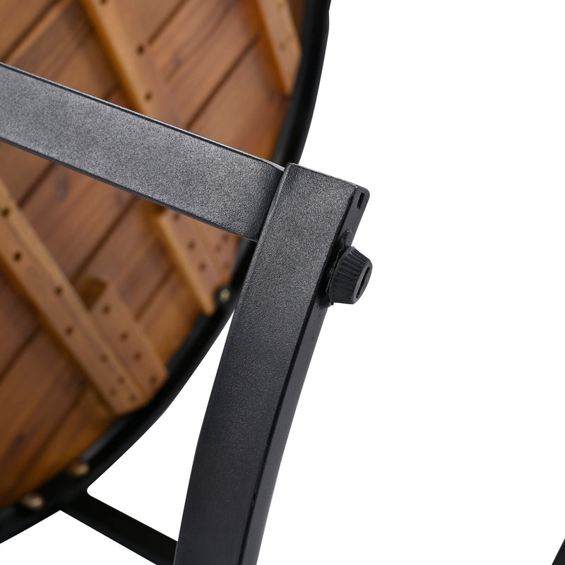 6-Piece Outdoor Sectional Sofa Set with Round Nesting Coffee Tables and Seating Sofa with Cushions for Patio, Porch and Garden (Grey)