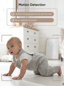 bonoch 5.5" 1440p Baby Monitor with 2 Cameras, Dual Video Monitor with Split Screen, Smart No WiFi Baby Camera, Detect Sleep Turn Over/Cry/Motion, 240h Lasting, WPA3 Hack Proof, White Noise by TinyTreasures Baby Boutique