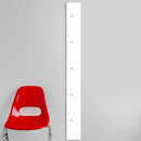 Wooden Growth Chart for Wall - Size Height Chart for Kids, Growth Measuring Board and Kids Height Wall Chart, Growth Chart for Kids, Height Chart for Wall - Modern White (63"x6.7") by TinyTreasures Baby Boutique