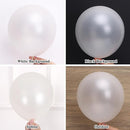 RUBFAC 129pcs Pearl White Balloons Different Sizes 18 12 10 5 Inch for Garland Arch Kit, Latex Balloon for Wedding Engagement Anniversary Bridal Baby Shower Birthday Party Decoration by TinyTreasures Baby Boutique
