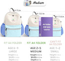 Toddler Backpack for Boys 2-5: Preschool Kindergarten Backpack - 13" Daycare Backpack Fit A4 Folder by TinyTreasures Baby Boutique
