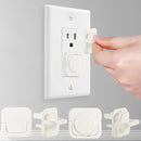 Outlet Covers Baby Proofing, 54 Pack Child Proof Plug Socket Covers Electric Plug Protectors Safety Caps with Hidden Pull Handle, for US 3-Prong, Mixed by TinyTreasures Baby Boutique