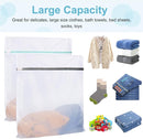 Tenn Well 3PCS Mesh Laundry Bags, 20 x 23 Inches Large Lingerie Bags for Washing Delicates, Garments, Bath Towels, Dirty Clothes, Socks, Toys, Travel by TinyTreasures Baby Boutique