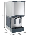 Scotsman Commercial Nugget ice Maker, Ice and Water Dispenser with Storage (HID312A-1) 260 pounds per Day by CozyNest Decor