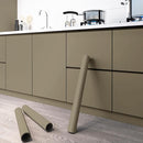 Dimoon 78.7''x15.7'' Etoupe Skin Peel and Stick Wallpaper Contact Paper Modern Self Adhesive Wall Paper Removable Renter Friendly Textured Solid Shelf Cabinet Vinyl Roll (78.7''x15.7'',Etoupe Skin) by GreenHaven Gardens