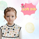 Baby bibs Waterproof Toddler bib - Feeding bib with Pocket for Infant Boy Girl Washable 6-36M by TinyTreasures Baby Boutique
