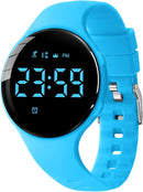 Kids Watches for Girls Boys Digital Sport Watch with Step Counter Pedometer Vibration Alarm Clock, No App Waterproof Fitness Tracker Kids Watch Boys Girls Teens Students Ages 5-16 by TinyTreasures Baby Boutique