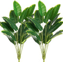 Melorca&Guilla Artificial Plants 2PCS 30“Artificial Bird of Paradise Plants,Faux Banana Tree,Fake Plants Tropical Greenery Shrubs Bushes for Garden Porch Window Box Shop Office Home Décor by CozyNest Decor