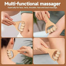 Ciieeo 2Pcs Wooden Massage Roller - Compact Handheld Tool for Foot Shoulder Neck and Waist Relaxation - Improve Sleep Quality by CozyNest Decor