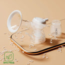 NCVI 8128 Electric Double Breast Pump Breastfeeding with 4 Modes 9 Levels, Rechargeable Pump Machine Strong Suction for Bigger Breast with 21/24mm Flanges Parts, Anti-Backflow Non-Spill and Low Noise by TinyTreasures Baby Boutique