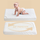 BEDLORE Waterproof Mattress Protector Crib, 2 Pack Soft Mattress Pad, Noiseless Machine Washable Mattress Cover, Ultimate Protection for Your Baby's Crib Toddler Bed (52''x28'') by TinyTreasures Baby Boutique