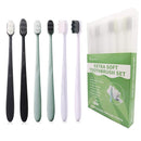 EasyHonor Extra Soft Toothbrush for Sensitive Gums, Micro Fur Manual Toothbrush with 20000 Soft Floss Bristle for Pregnant Women, Elderly, Braces and Gum Recessions, Protect Fragile Gums (6pcs) by TinyTreasures Baby Boutique