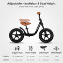 JOYSTAR 10"/12" Toddler Balance Bike for Girls & Boys, Ages 18 Months to 5 Years, Kids Push Bike with Footrest & Adjustable Seat Height, First Birthday Gifts for 2-5 Boys Girls by TinyTreasures Baby Boutique